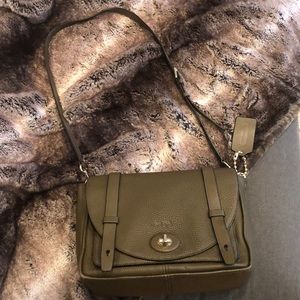 Green coach messenger bag - near perfect condition- only used a few times